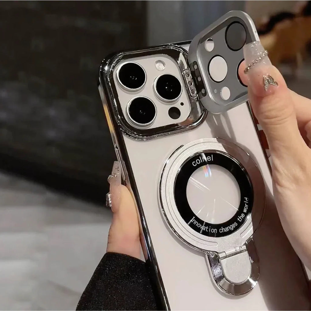 Crystal Ring Grip Case - iPhone