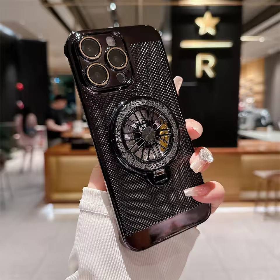 BrilliantSpin Cooling Stand Case - iPhone
