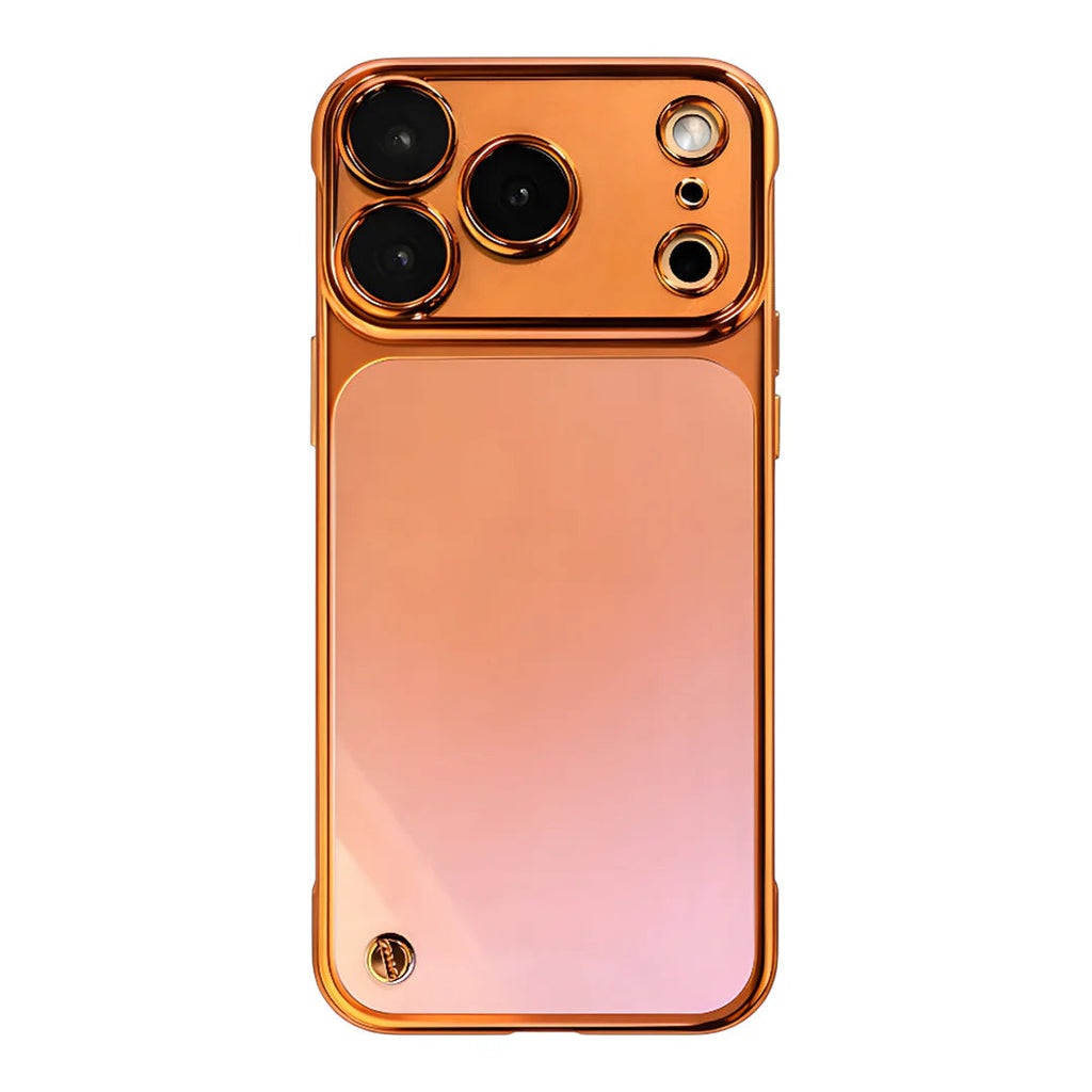 LuxeFrame Clear Gold Case - iPhone
