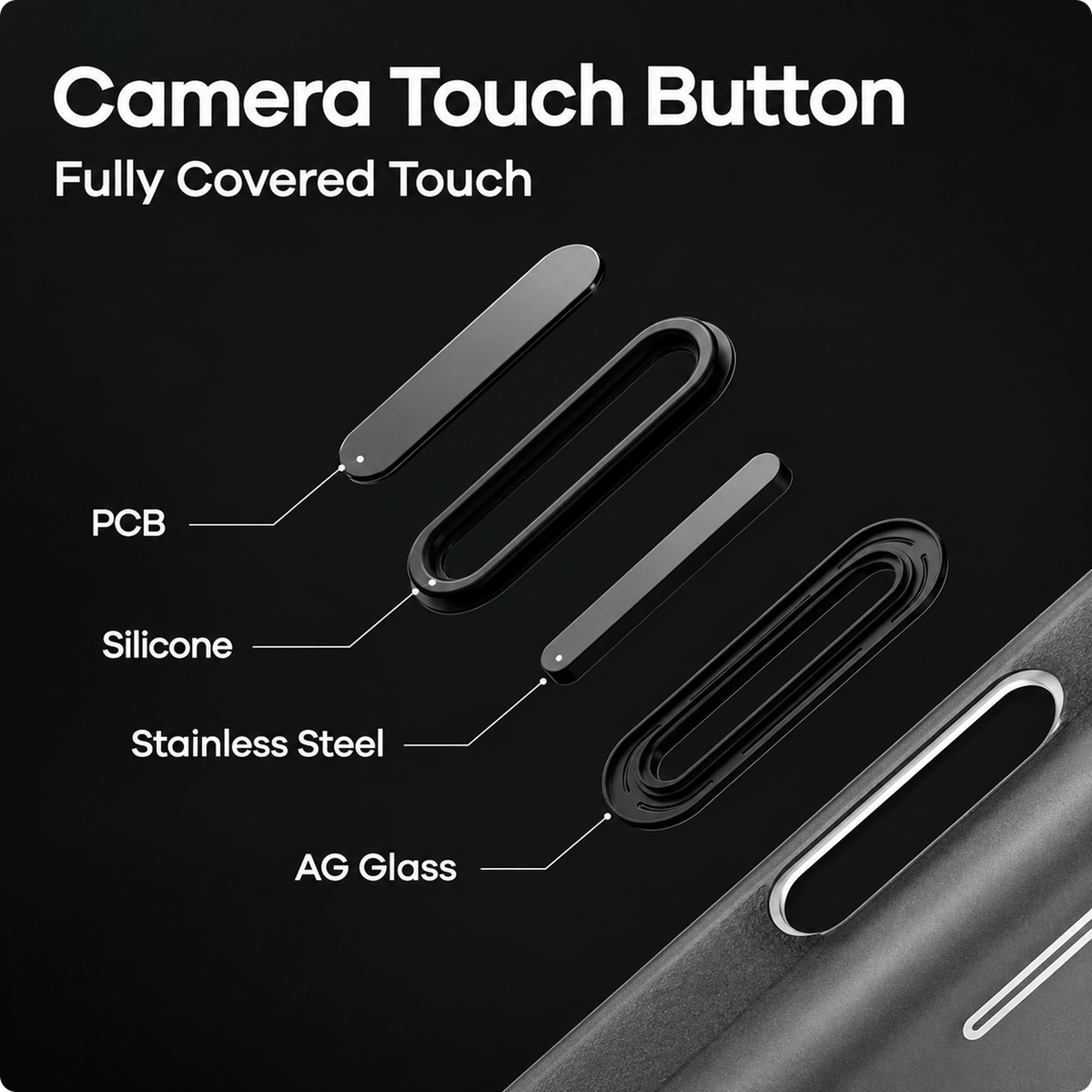 Aulumu A18 Frosted Case for iPhone 18 Pro / 17 Pro