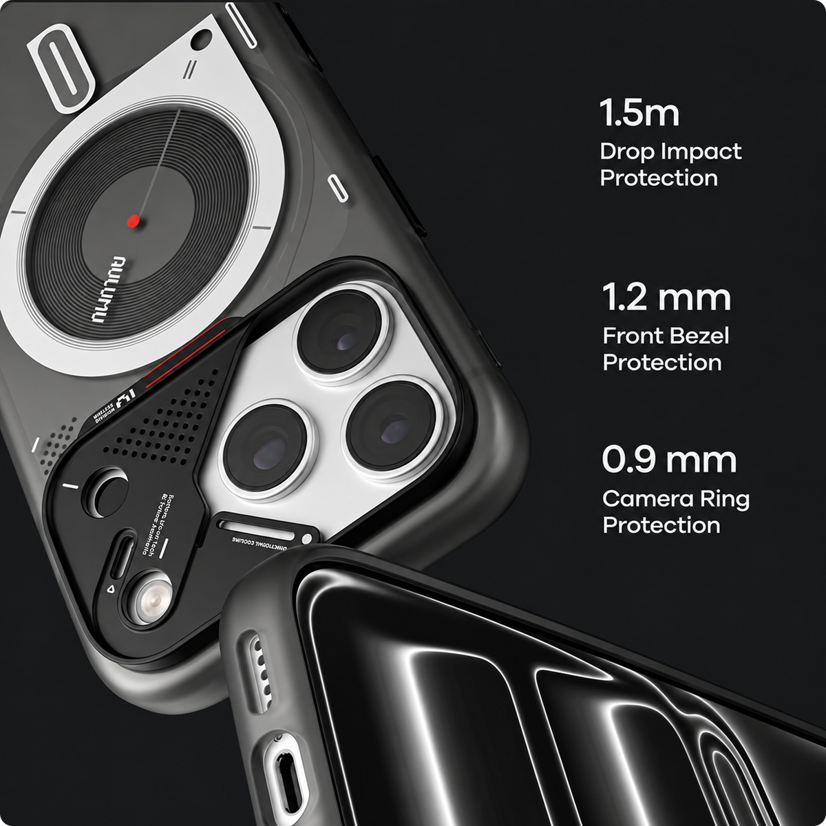 Aulumu A18 Frosted Case for iPhone 18 Pro / 17 Pro