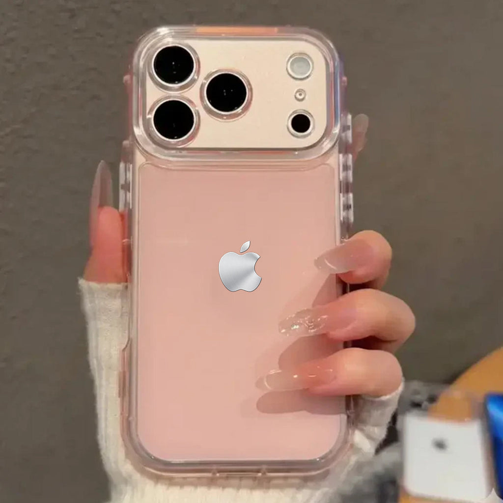 Premium Clear Protective Case for iPhone - Blush Pink