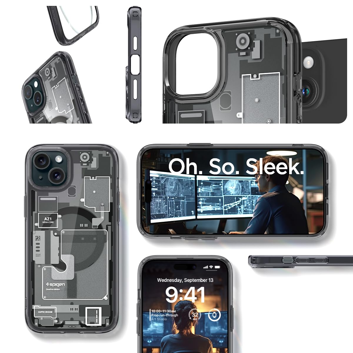 Ultra Hybrid Magfit Back Cover Case Compatible with iPhone