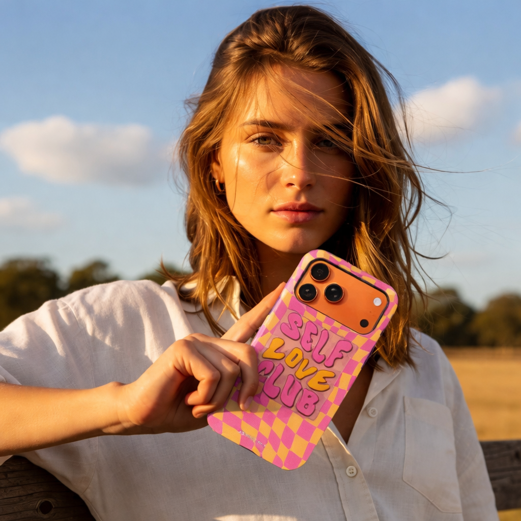 Self Love Club Crystal Case for iPhone