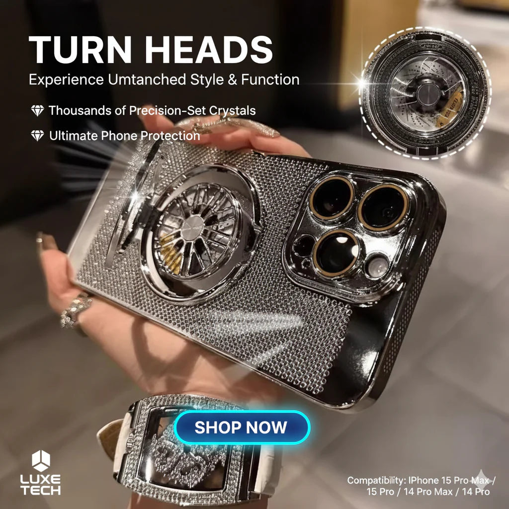 BrilliantSpin Cooling Stand Case - iPhone