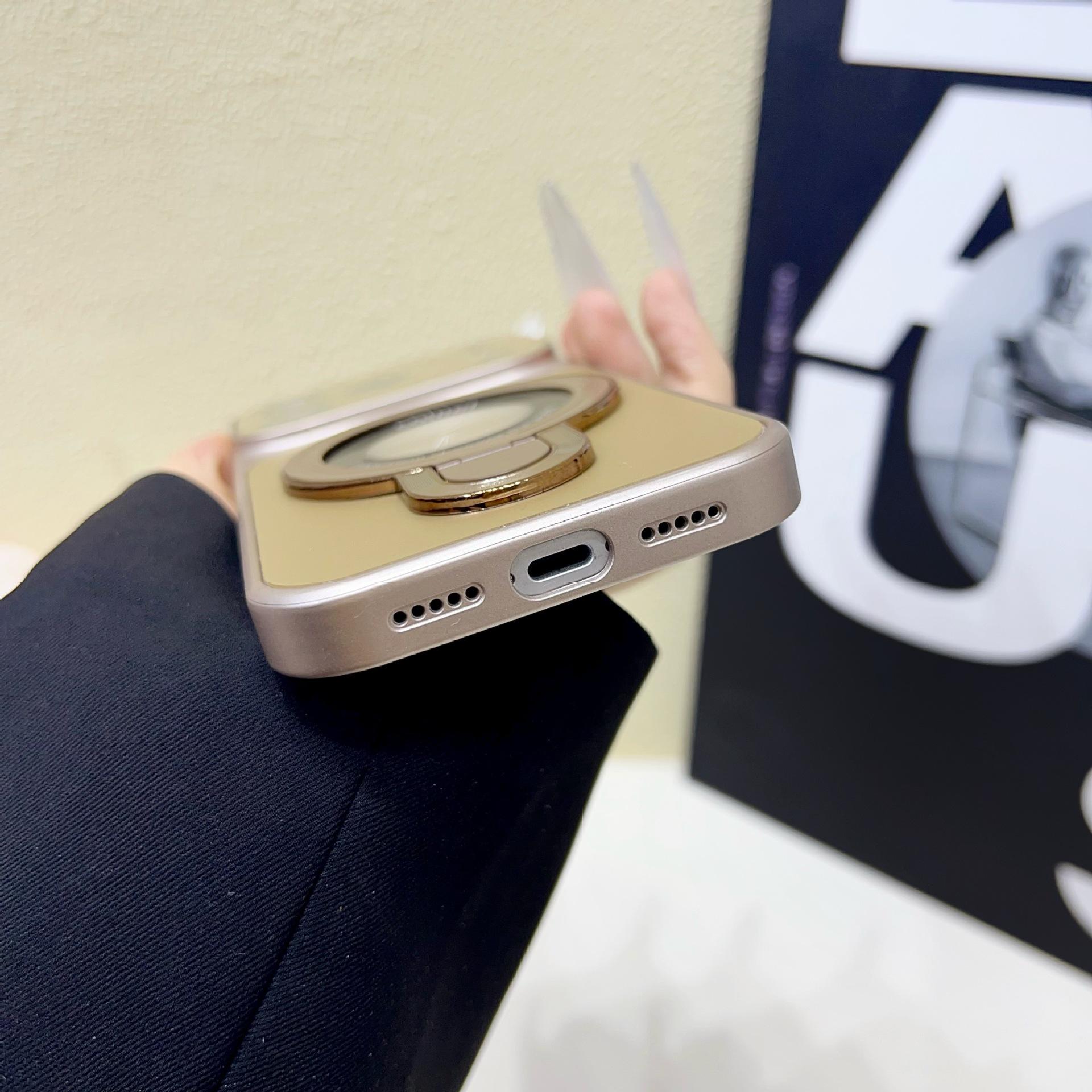 Crystal Ring Grip Case - iPhone