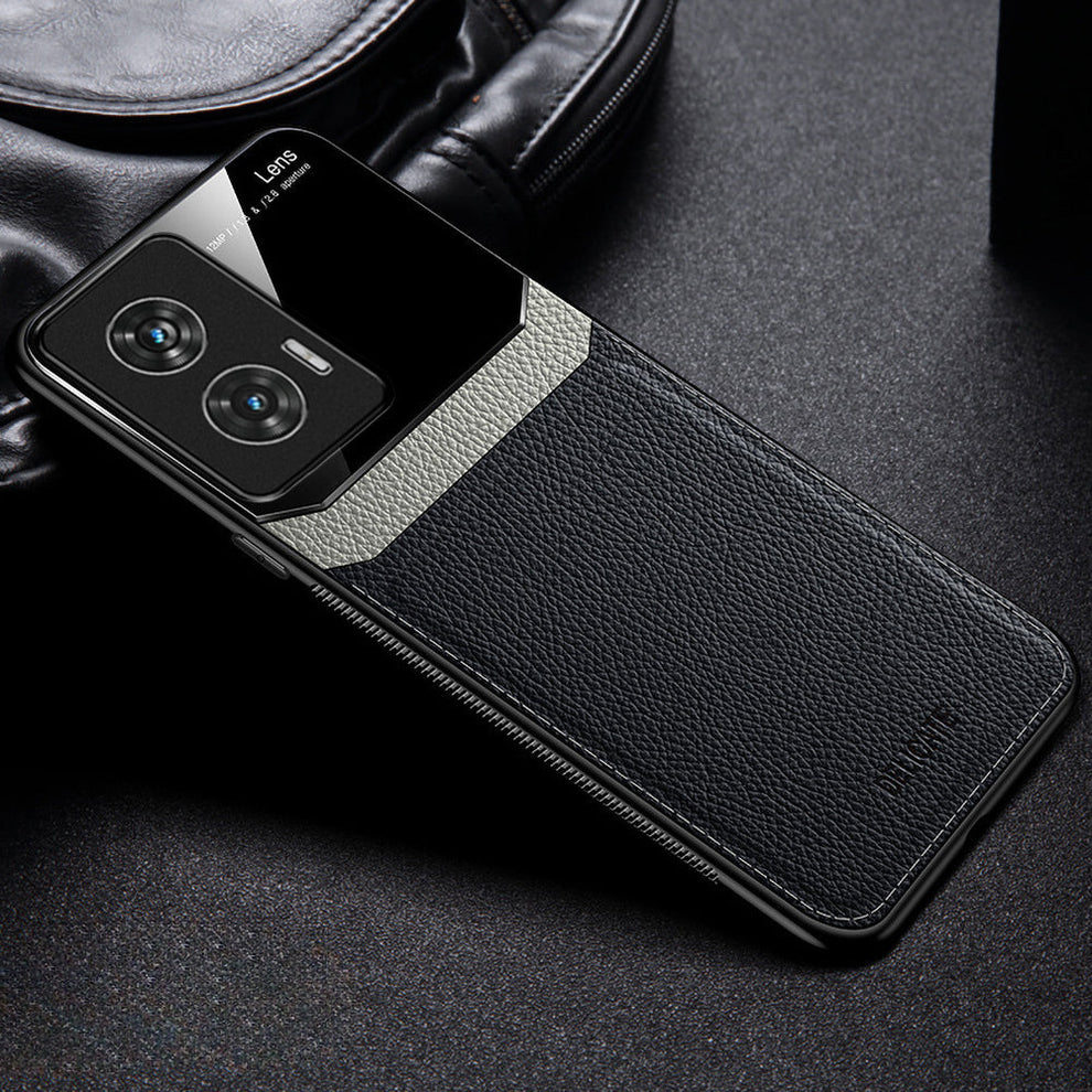 Motorola Edge 50 Fusion 5G Premium Leather Lens Protective Case