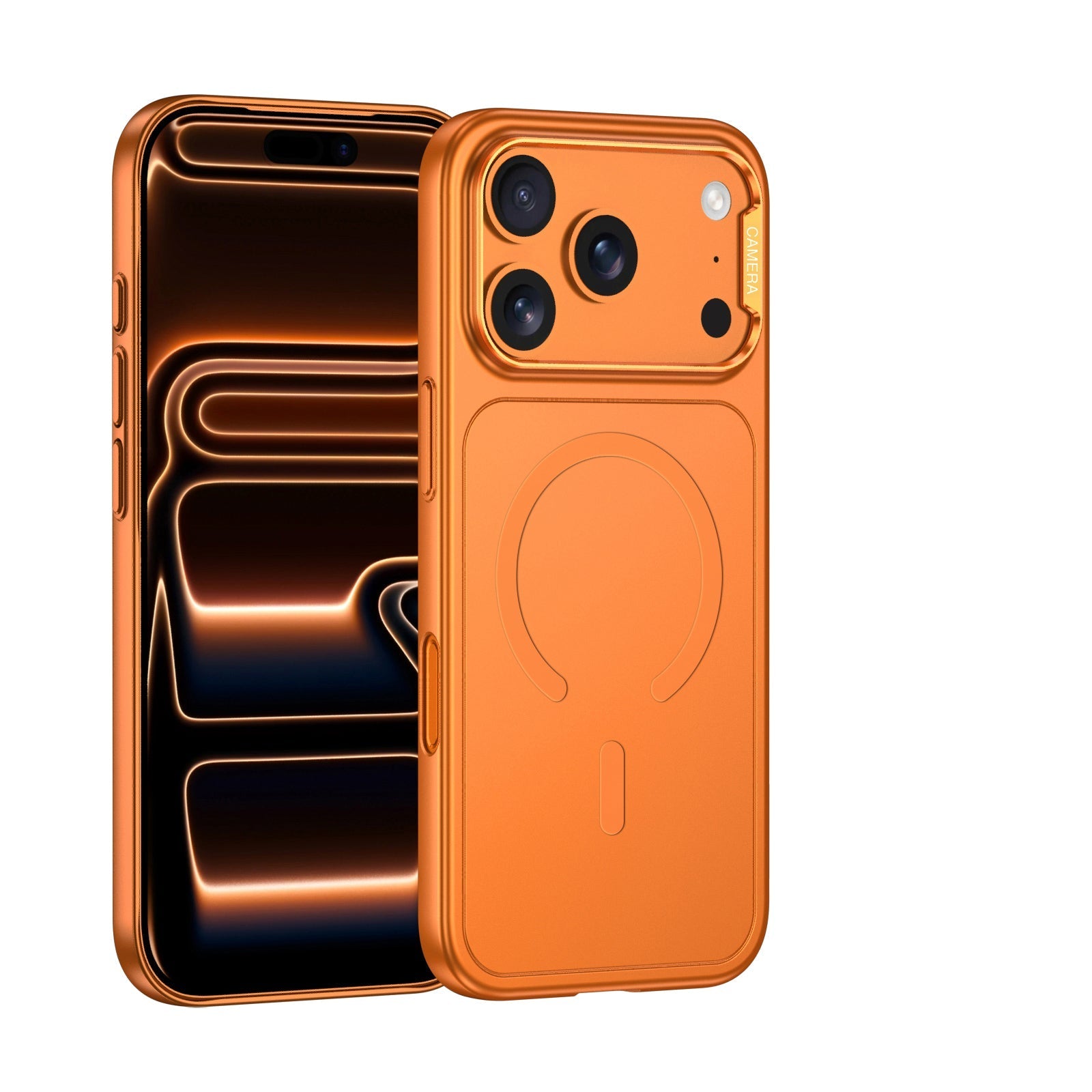 Silicon Camera Stand Mag Case - iPhone