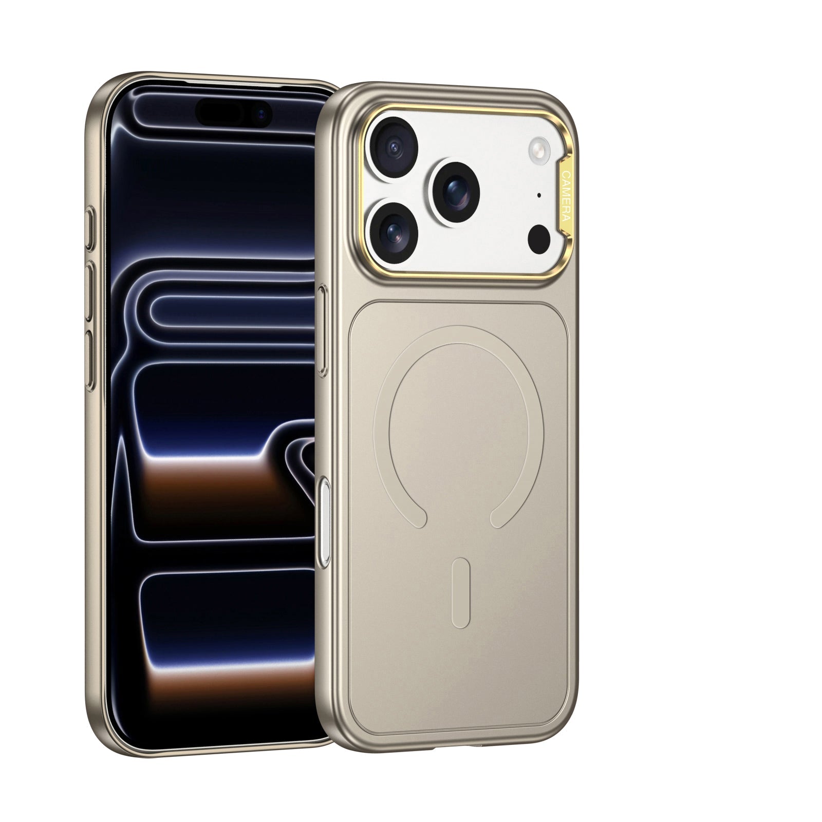 Silicon Camera Stand Mag Case - iPhone