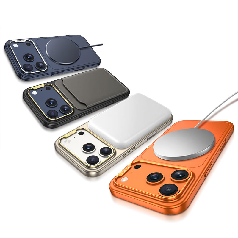 Silicon Camera Stand Mag Case - iPhone