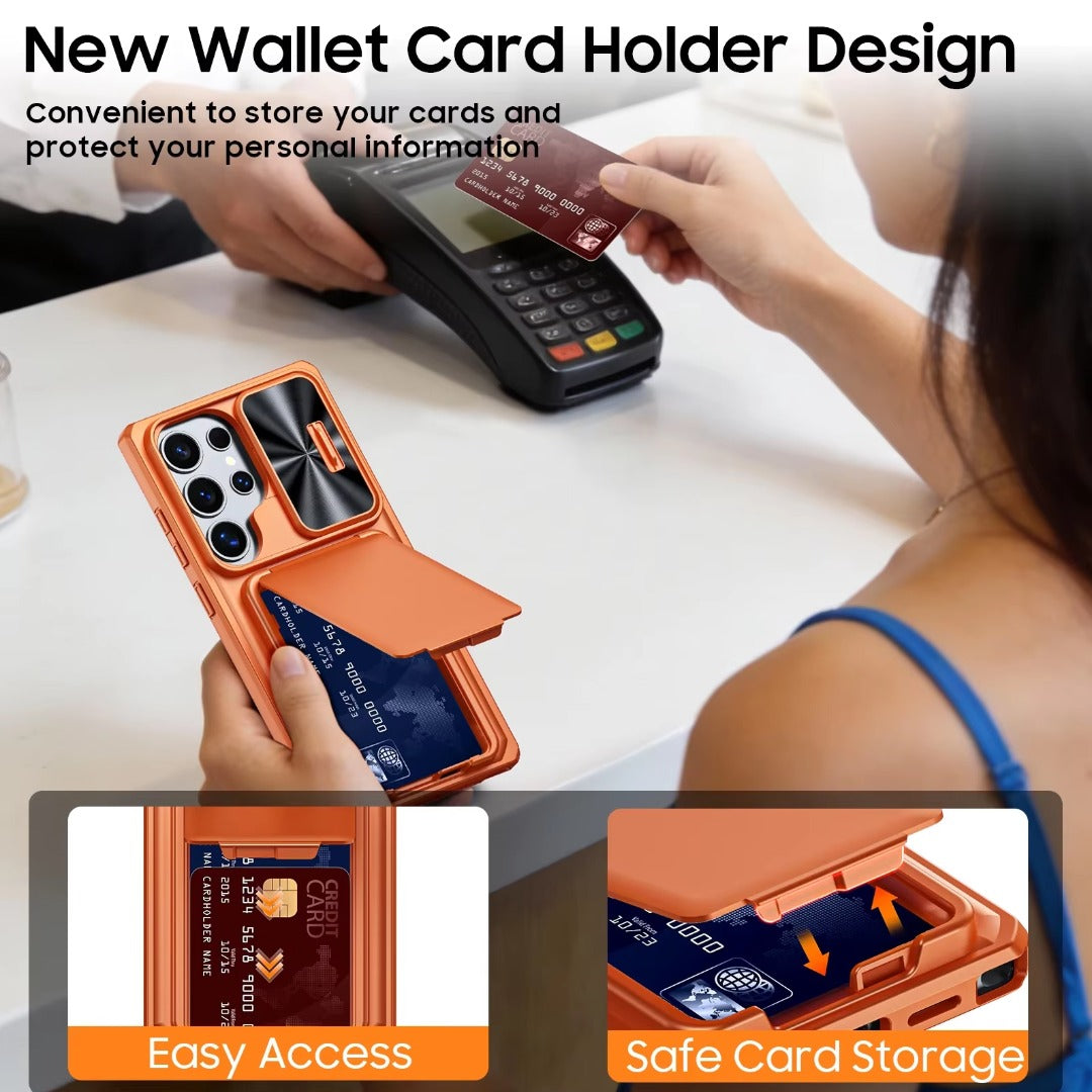 CoverXo Vault Armor Wallet Case for Samsung Galaxy Ultra – detail view