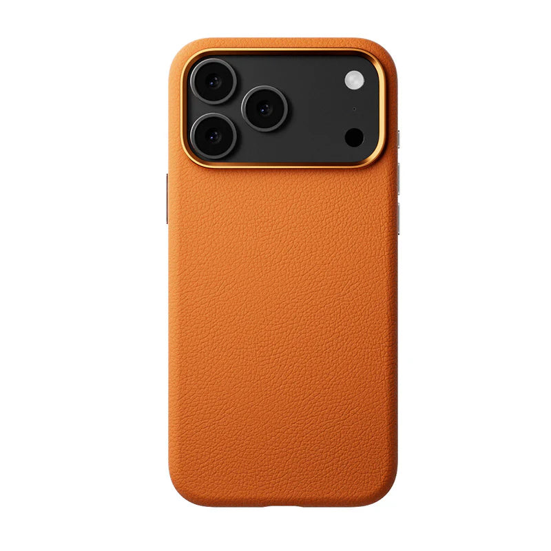 Minimal Leather Mag Case - iPhone