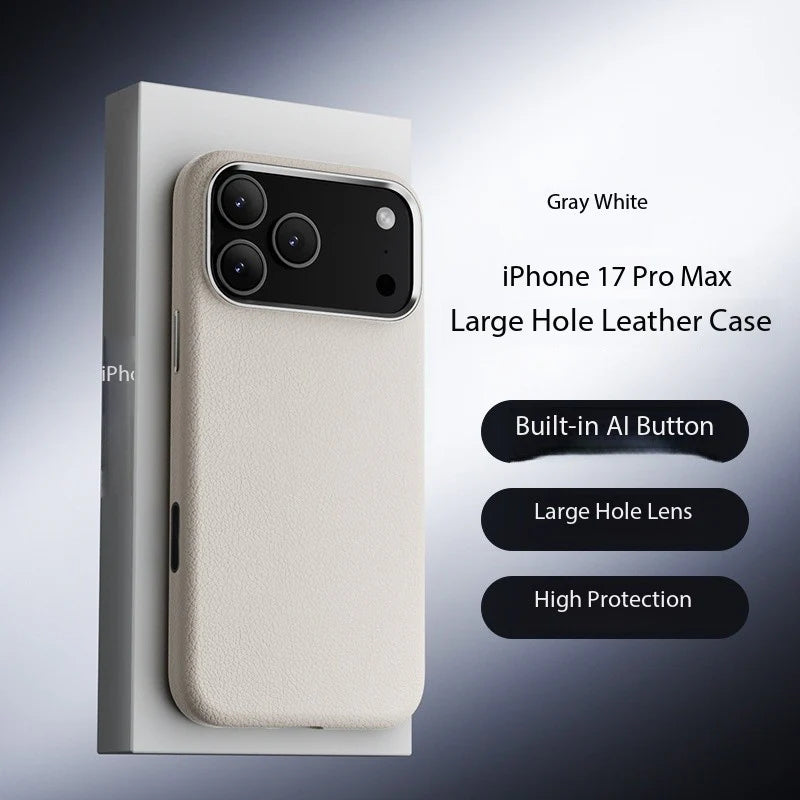 Minimal Leather Mag Case - iPhone