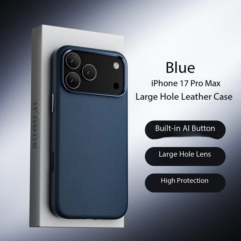 Minimal Leather Mag Case - iPhone