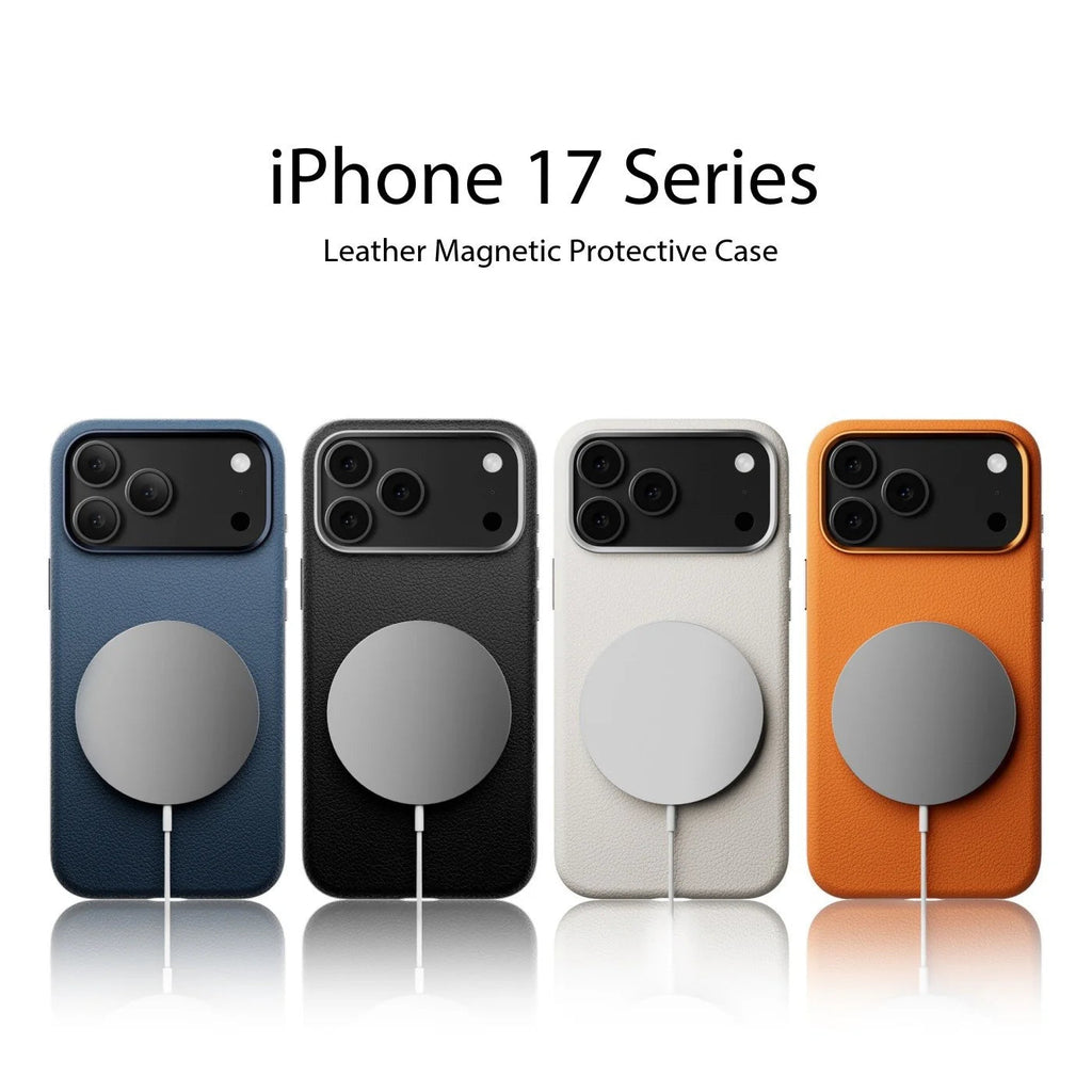 Minimal Leather Mag Case - iPhone