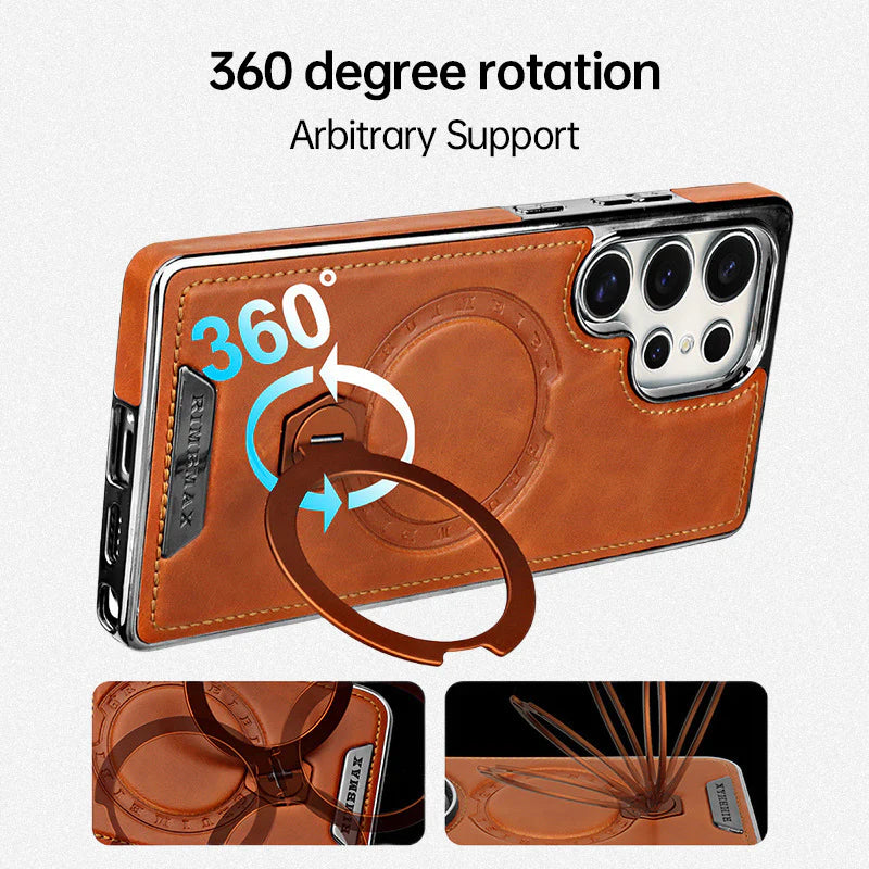 Signature RotaStand Leather Case
