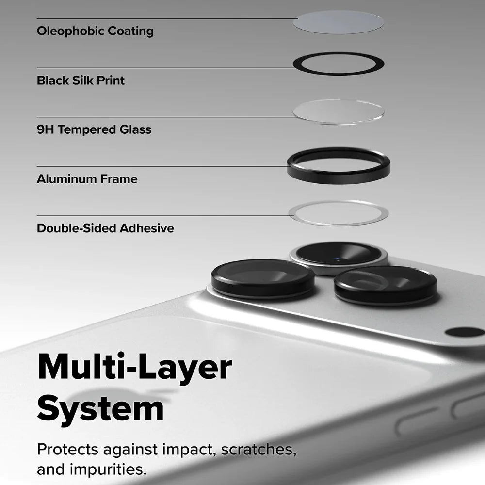 Military Grade Camera Lens Protector - iPhone 17 Series