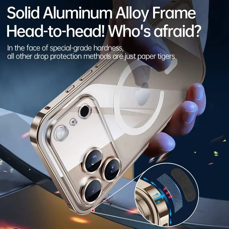 Espresso Aluminum Mag Case - iPhone