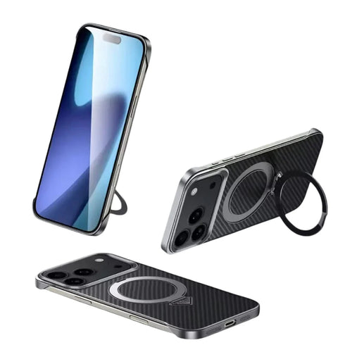 CarbonShield Mag Stand Case - iPhone