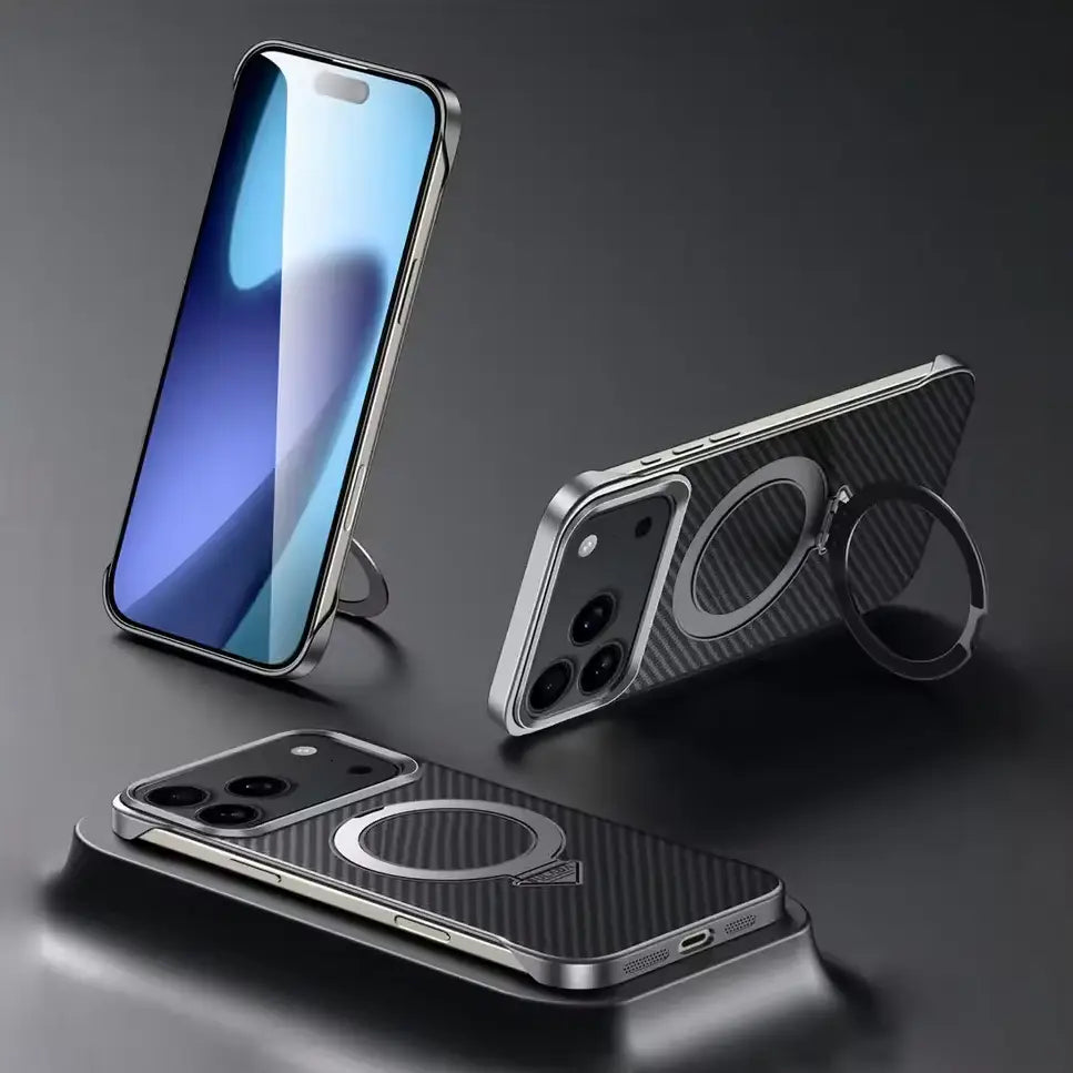 CarbonShield Mag Stand Case - iPhone