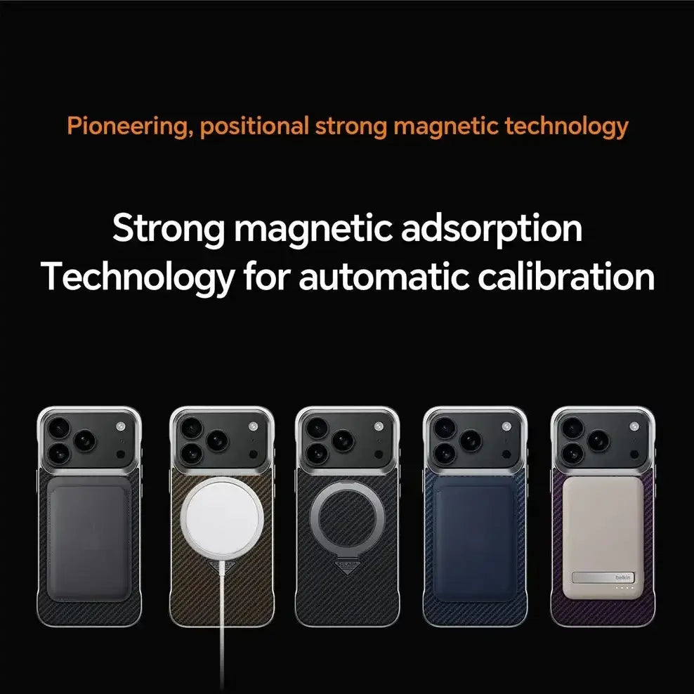 CarbonShield Mag Stand Case - iPhone