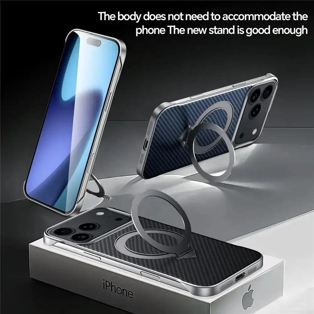 CarbonShield Mag Stand Case - iPhone