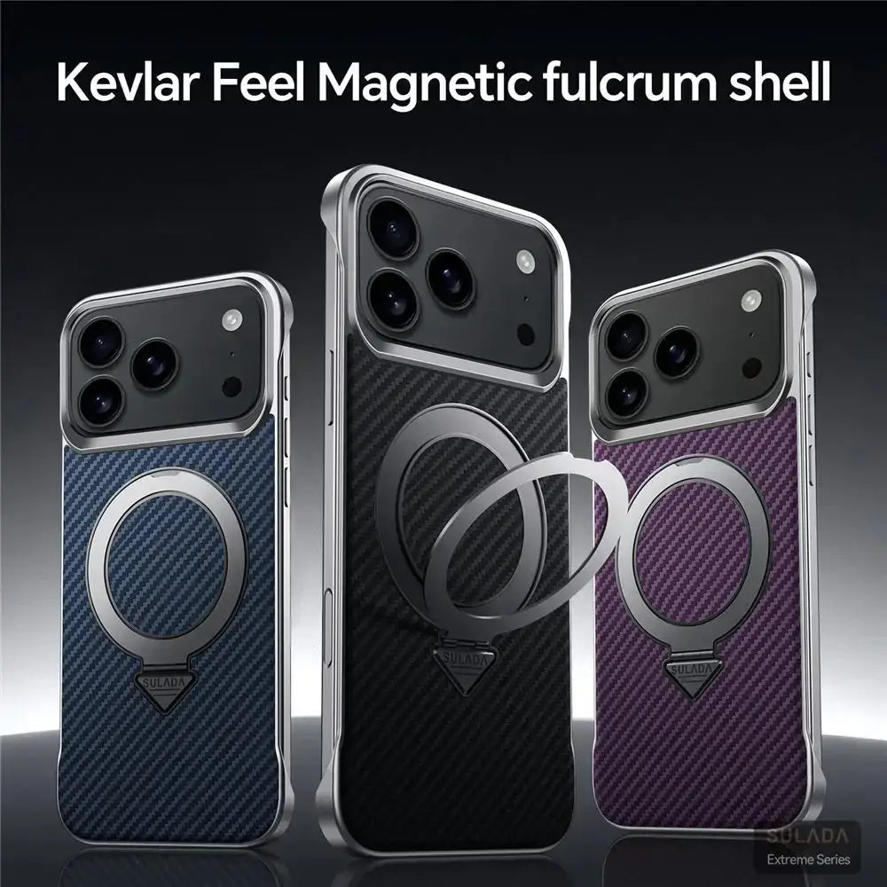CarbonShield Mag Stand Case - iPhone