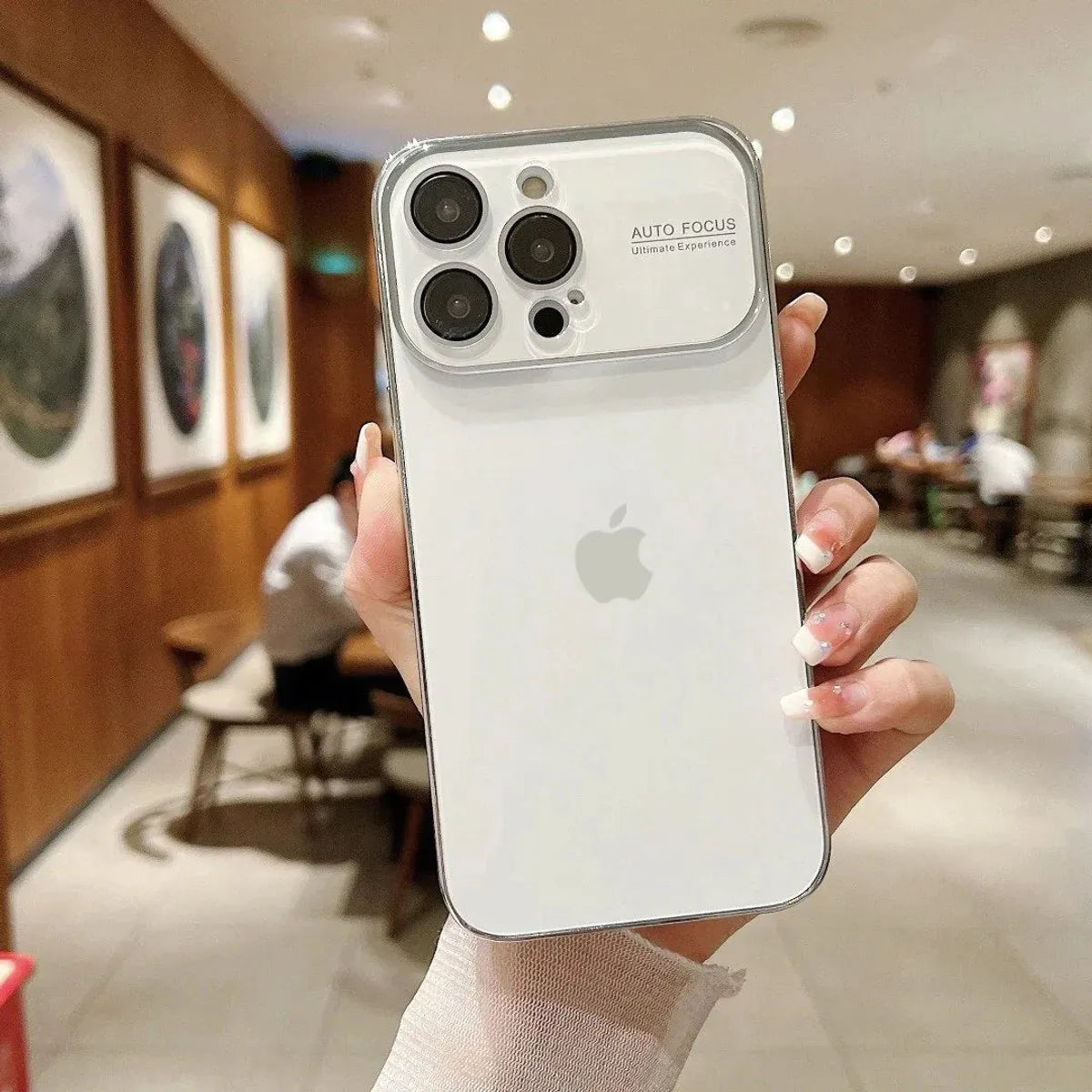 White Soft Premium CoverXo Cover (All iPhone Models)