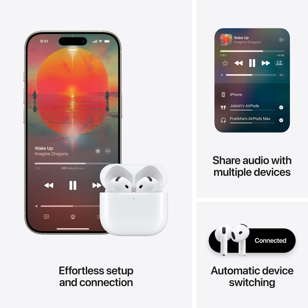 AirPods 4 with Active Noise Cancellation - 7 Days Easy Return Policy