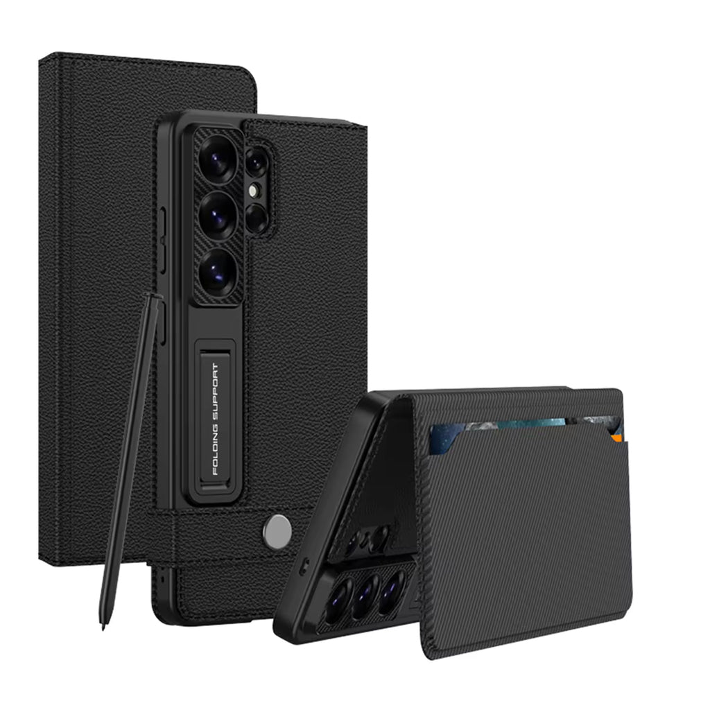 NobleGuard Leather Flip Case - Galaxy S26 Ultra