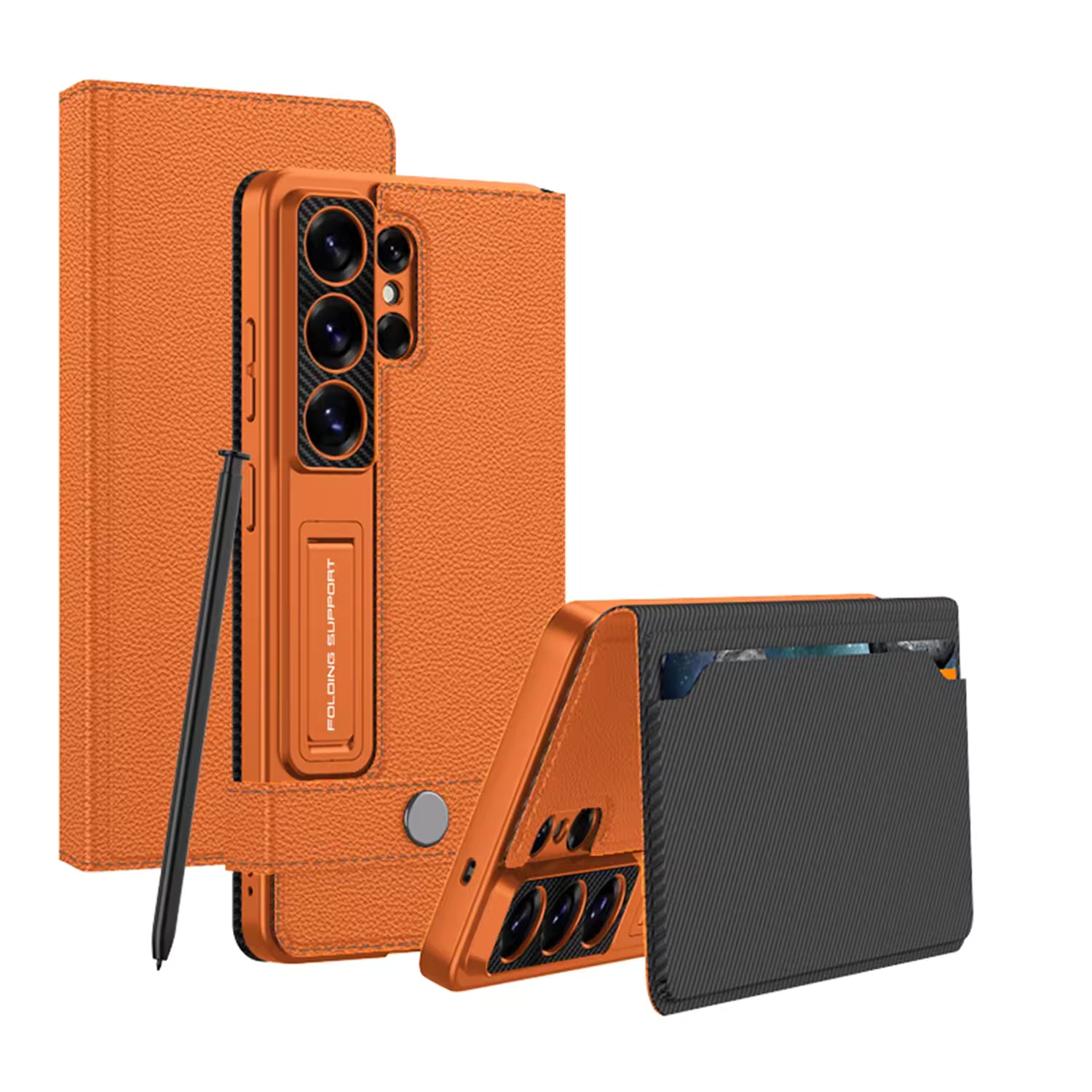 NobleGuard Leather Flip Case - Galaxy S26 Ultra