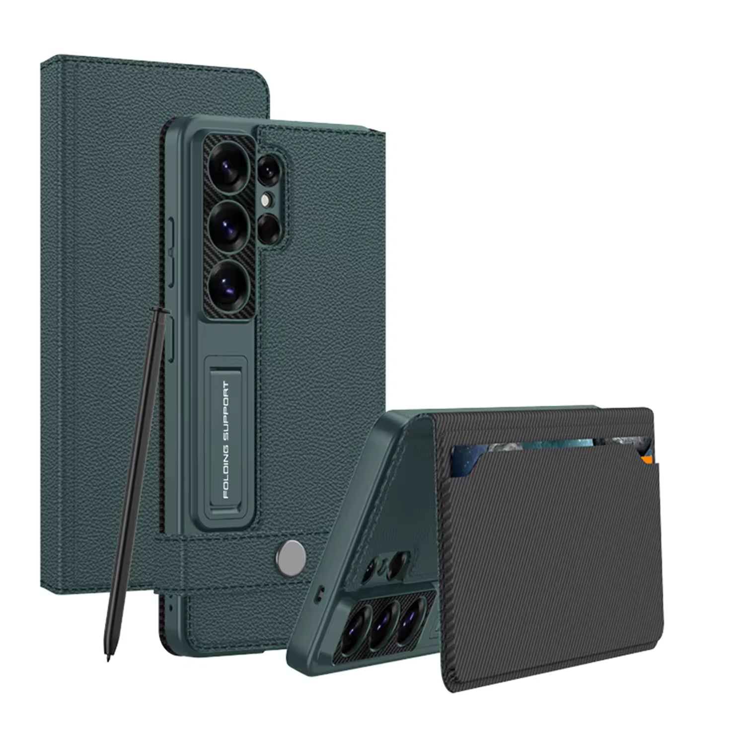 NobleGuard Leather Flip Case - Galaxy S26 Ultra